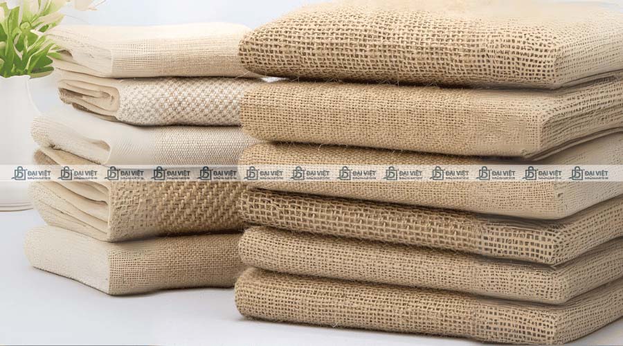 Vải đay làm từ sợi cây đay tự nhiên