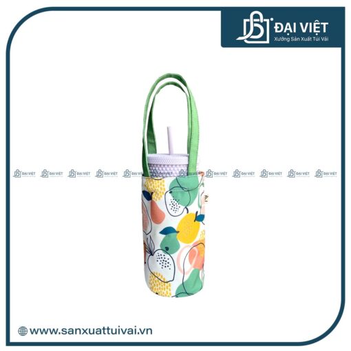 in túi canvas đựng ly