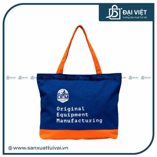 in túi vải canvas dạng hộp