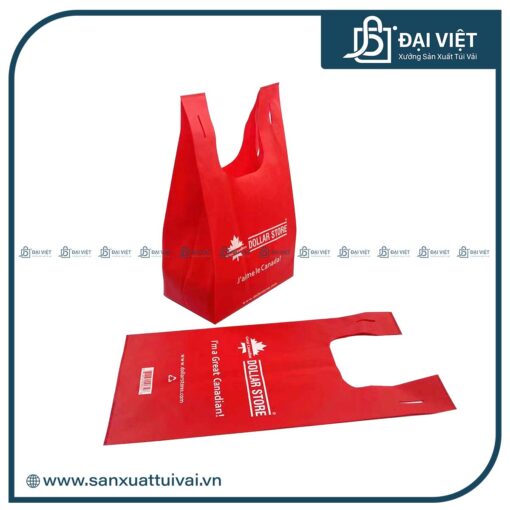 in túi vải không dệt T-shirt