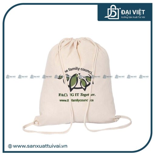 mẫu balo dây rút vải bố
