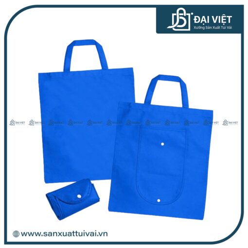 mẫu túi vải không dệt gấp gọn