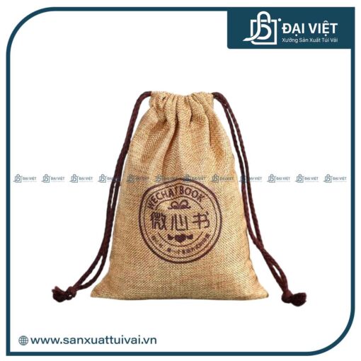 túi dây rút vải đay