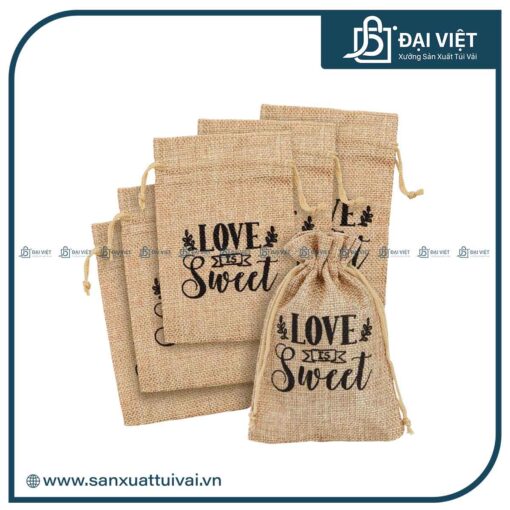 túi vải đay dây rút